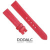 Dây da đồng hồ handmade 022 Màu đỏ - Dây đồng hồ dành cho nữ