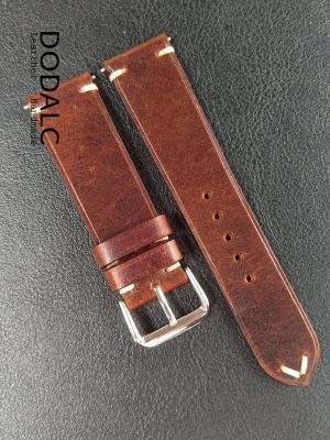 Sản phẩm dây đồng hồ handmade da bò 037