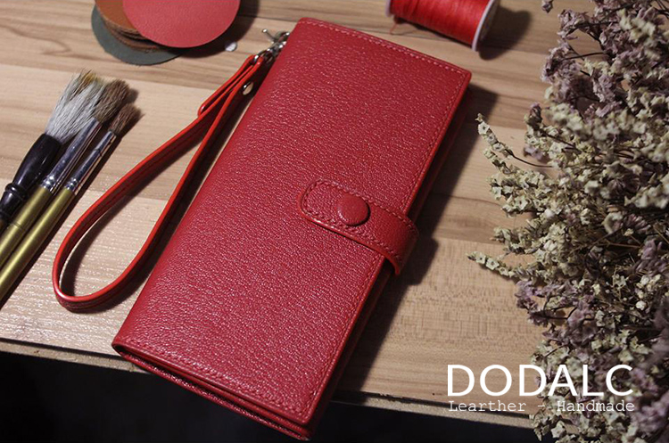 Ví da bò nữ handmade xịn cao cấp da bò thật tại Hà Nội và Tphcm