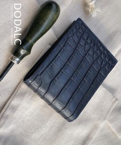 Ví da cá sấu thủ công cao cấp 008 - Ví nam handmade da cá cấu xịn