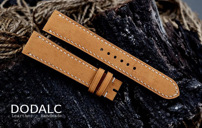 Sản phẩm dây da đồng hồ Handmade cao cấp bán tai tphcm của DODALC