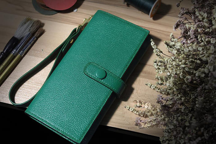Bóp ví da bò handmade nữ đẹp cao cấp da bò thật tại Hà Nội và Tphcm
