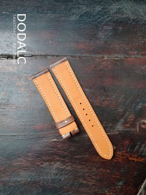 Dây đồng hồ Handmade da bò 043
